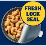 PLANTERS Deluxe Lightly Salted Cashews, Party Snacks, Plant-Based Protein, Quick Snack for ults, After School Snack, Flavored with Sea Salt, Kosher, 1lb 2.25oz