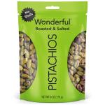 Wonderful Pistachios No Shells, Roasted & Salted Nuts, 6 Ounce Resealable Bag, Protein Snacks, Gluten Free, Healthy Snacks for ults