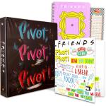FRIENDS TV Show Gift Set - Gift Bundle with Journal, Binder, Bookmark, and More TV Show Office Supplies Pack