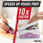 Mueller The Real Original Pro Chopper since 2013 Vegetable Chopper Mandoline Slicer, 8 Ble Food Veggie Chopper Onion Vegetable Cutter with Container, Kitchen Ggets & Essentials, (10 in 1)