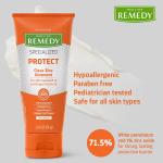 Medline Remedy Specialized Clear Zinc Oxide Ointment (2.5 oz Tube), Unscented, Transparent Protectant, Incontinence Care, Diaper Rash, Wetness Protection, Soothing, Hypoallergenic, ults, Children