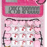 Cute Calculators, 12 Digit with LCD Display for Teachers Student Basic Office, Calculator for School, Mini Cartoon Handheld Calculator 5.9×2.6 inch