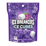 ICE BREAKERS Ice Cubes Arctic Grape Flavored Sugar Free Chewing Gum Pouch, 8.11 oz (100 Pieces)