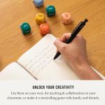 Two Tumbleweeds Writing Dice - Creative Writing Game for ults, Writers & Teachers - Set of 9 Dice for Story Inspiration - Gifts for Writers - 1+ Players