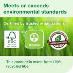 Tork Paper Hand Towel Roll White H21, vanced, 100% Recycled Fiber, 6 rolls x 800 ft, RB800