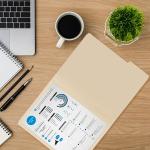 Manilla File Folder,1/3 Cut Tab,Letter Size Folders,Great for Organizing and Easy File Storage,18 Per Box