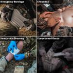 RHINO RESCUE Car Tactical IFAK Trauma Kit with C-A-T Tourniquet, First Aid Kits for Vehicles, Molle Pouch for Military, Combat, Car, Van, ATV