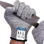 Dowellife Cut Resistant Gloves Food Gre Level 5 Protection, Safety Kitchen Cut Gloves for Chef Oyster Shucking Mandolin Knife Butcher Meat Cutting