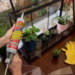 Flex Glue, Super Strong, Rubberized Waterproof hesive, Works Underwater, Use on Pools, Showers, Outdoors, Concrete, Brick, Pavers, UV Resistant, 9 oz Cartridge, Clear, 1-Pack