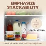 20 Pack Reusable Snack Containers with Lids – Snack Tray & Portion Control Containers, Lunch Accessories for Kids, Fruit Containers for Lunch Box, Perfect for School Lunch & Meal Prep