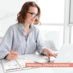 2025 Planner - Weekly and Monthly Planner Spiral Bound, January 2025 - December 2025, Hardcover 2025 Calendar Planner Book with Tabs, Inner Pocket, Perfect for Office Home School Supplies - A5 (6.3" x