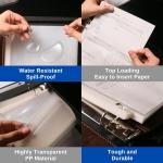 Performore 50 Sheet Protectors, Heavy Duty 8.5 X 11 Inch Clear Page for 3 Ring Binder, Plastic Sheet Sleeves, Durable Top Loing Paper Protector with Reinforced Holes, Archival Safe
