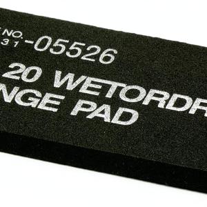 3M Wetordry Sponge P 20, 05526, 5-1/2 in x 2-3/4 in x 3/8 in, Flexible, Long Lasting, Automotive Sponge, Black