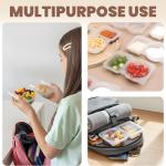 20 Pack Reusable Snack Containers with Lids – Snack Tray & Portion Control Containers, Lunch Accessories for Kids, Fruit Containers for Lunch Box, Perfect for School Lunch & Meal Prep