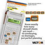 Victor C6000 vanced Construction Calculator with Protective Case Displays in Fractional or Dimensional Forms Perfect for Carpenters, Renovators,Builders, Contractors, Estimators