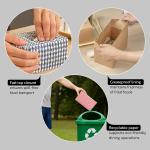 Restaurantware Takeout Lunch Box 100 Count 47 Ounce Paper Food Delivery Container Greaseproof Secure Closure Box Black Houndstooth Design 7.01 x 4.49 x 2.76 Inch Large Capacity