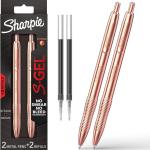 Sharpie S-Gel Gel Pen, Copper Metal Body, Medium Point (0.7mm), Black Ink, Includes 1 Pen and 1 ditional Ink Refill