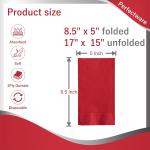 Perfectware - PW-2 Ply Dinner Napkin Red- 125 2 Ply Red Dinner Napkins - Pack of 125ct