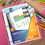 Performore 50 Sheet Protectors, Heavy Duty 8.5 X 11 Inch Clear Page for 3 Ring Binder, Plastic Sheet Sleeves, Durable Top Loing Paper Protector with Reinforced Holes, Archival Safe