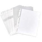 Basics Sheet Protectors for 3 Ring Binder, Heavyweight, Polypropylene, 8.5 x 11 Inch, 100-Pack, Clear