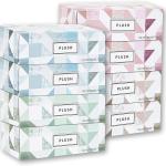 Plush Facial Tissues 130 Per Box Size 7" X 6.9" 2 Ply,Soft, Smooth, Great for Bathroom, Office, Store, School,Home, Kitchen, Or in Your Car & in Every Room (Family pack Pack of 8, 1040 Tissues total)