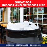 Tasker 65 Gallon Trash Bags Heavy Duty | 120 Count | Extra Large 64 Gallon Trash Bags for Toter | Garbage Bag 65 Gallon Trash Can Liners