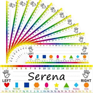 36Pcs Name Plates for Student - Desks Name Tags Name Plates for Classroom Students Desks Name Tags Stickers for Kindergarten Elementary Back to School Classroom Decorations Teachers Supplies