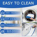 12 Pack Replacement Microfiber P - Thick - Universal Commercial 17-18 Inch Mop He- Heavy Duty - Wet & Dry Commercial Cleaning Refills Reusable Mop Refills Fit for Most Microfiber Flat Mop System