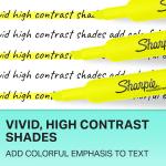 Sharpie Tank Style Highlighters Chisel Tip Assorted Box of 12