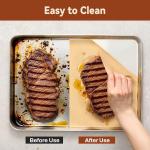 200 Pcs Parchment Paper Sheets, 12 x 16 Inch, Precut Non-Stick Parchment Sheets for Baking, Cooking, Grilling, Air Fryer and Steaming - Unbleached, Fit for Half Sheet Pans