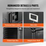 VEVOR Insulated Food Pan Carrier, 95 Qt Hot Box for Catering, LLDPE Food Box Carrier w/Double Buckles, Front Loing Food Warmer w/Handles, Stackable End Loer for Restaurant, Canteen, etc. Black