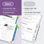 Planner -2026, Hardcover Weekly & Monthly Calendar Planner, January 2026 - December 2026, 6" x 8", Daily Agenda Book with Colorful Tabs, College Organizer Notebook, School & Work Supplies for Student