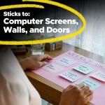 Post-it 100% Recycled Paper Super Sticky Notes, 2X The Sticking Power, 3x3 in, 5 Ps, 70 Sheets/P, Wanderlust Pastels Collection (654R-5SSNRP)