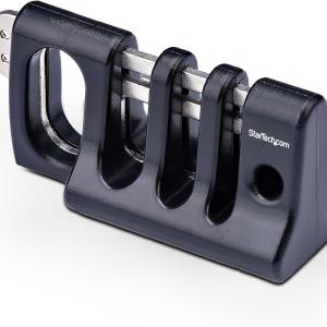 StarTech Peripheral Cable Anchor Lock, Secure Keyboard/Mouse, Cable Trap w/Metal Plate, Use w/Laptop Security Cable