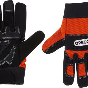 Oregon Protective Chainsaw Work Safety Gloves, Left-Hand Protection, Size Large,Black