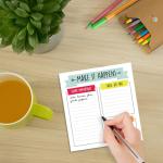 Carson Dellosa Aim High Notep, 50 Sheet Note P With Lined Paper, To Do List, Checklist, Classroom Organization Stationary, Desk Accessories and Office Supplies