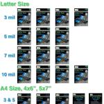 Apache Laminating Pouches 3 mil, for 8.5 x 11 inch Letter Size Paper, 9 x 11.5 inch Sheets, 25 Pack, Office and School Supplies, Thermal Laminator, Super Clear Sheets, 25-Pack, 3mil, Letter Sized