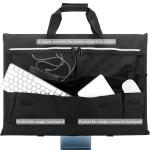 KISLANE Travel Carrying Case for 24'' iMac Desktop Computer, Protective Storage Bag for iMac Monitor Dust Cover with Carry Handle for 24 inch iMac Screen and Accessories (Black)