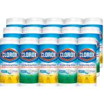 Clorox 30112 Disinfecting Wipe, Fresh/Lemon Fresh Scent (525 Count)