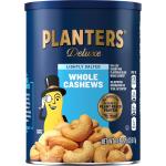 PLANTERS Deluxe Lightly Salted Cashews, Party Snacks, Plant-Based Protein, Quick Snack for ults, After School Snack, Flavored with Sea Salt, Kosher, 1lb 2.25oz