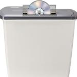 Aurora AS810SD 8-Sheet Strip-Cut Paper, CD and Credit Card Shredder Basket