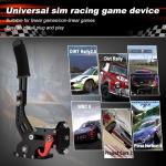 64 Bit USB PC Handbrake, Sim Handbrake is used for PC simulation racing games, compatible with G29/G920/T300/T500/T150, and applicable to games：DiRTRally/DiRT4/Project CARS/DRIVECLUB/Asset to Corsa/WR