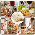 400PCS 3.5 Inch Appetizer Forks, Mini Forks, Mini Forks For Appetizers, Disposable Bamboo Forks Can Be Used For Desserts, Sandwiches, Burgers, Sals, Buffets, Drinks, Vegetables And More
