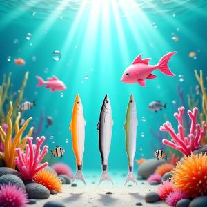 1Pc Random Color Cute Marine Series Ballpoint Pen, Fish Styling Pens and Refills, Writing and Correction Supplies,Pen Black Ballpoint Pens,Office and School Supplies