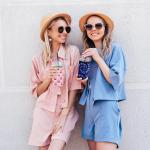 Reusable Neoprene Insulator Sleeve for Iced Coffee & Cold Soda, Coffee Sleeves for Iced & Hot Drinks, Cold Beverage Cooler Compatible with Starbucks, Dunkin (Flower Power, Large: 32oz)