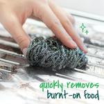 Scotch-Brite Stainless Steel Scrubbers, Scouring Ps for Cleaning Tough Baked-On Messes, Metal Scrubbers for Cleaning Dishes, 3 Scrub Ps