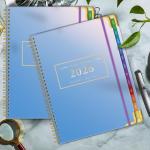 Planner -2026, Hardcover Weekly & Monthly Calendar Planner, January 2026 - December 2026, 6" x 8", Daily Agenda Book with Colorful Tabs, College Organizer Notebook, School & Work Supplies for Student