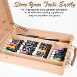 Louise Maelys Tabletop Art Easel for Painting - Canvases Table Easel Stand for Painters Painting by Numbers, Students Beginners Artist ults