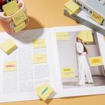 Mini Sticky Notes 1.5x2 in, 36 P Yellow Strong hesive Post, Suitable for School, Home, Office, Clean Removal