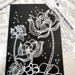 White Marker Pen for Art 5pcs, White Highlighter Pen Set with Brush Pen, Fineliner, Pencils, Acrylic Paint Pens for Black Paper Writing, Drawing